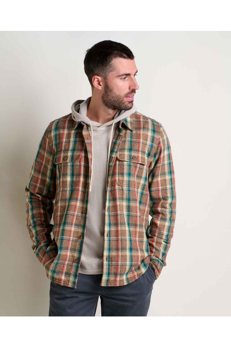 Ranchero Long Sleeve Shirt, Main, color, Chestnut II