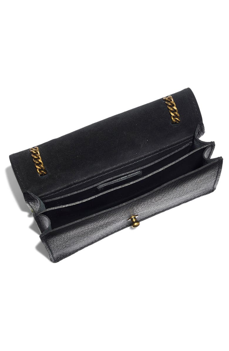 Madewell Leather Crossbody Wallet, Alternate, color,