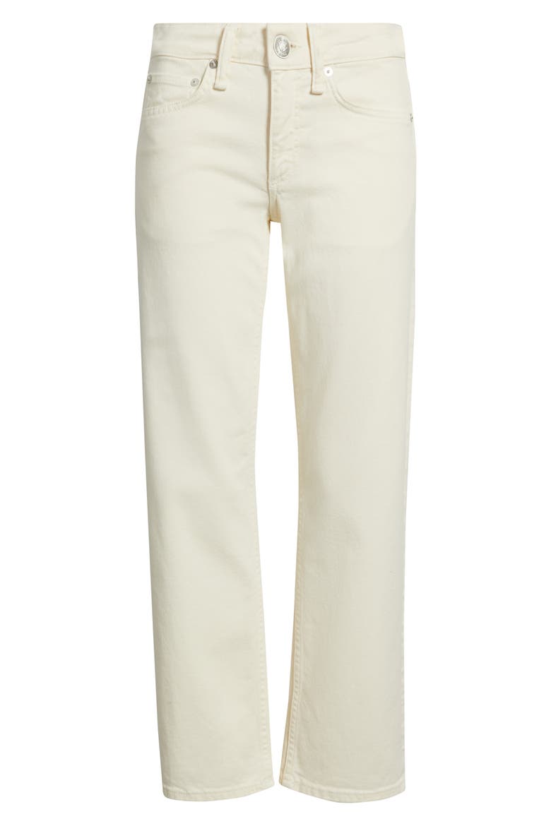 Harlow Low Rise Ankle Straight Leg Jeans, Alternate, color, ECRU