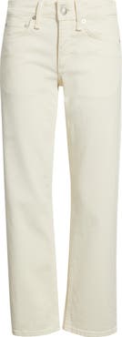 rag & bone Harlow Low Rise Ankle Straight Leg Jeans