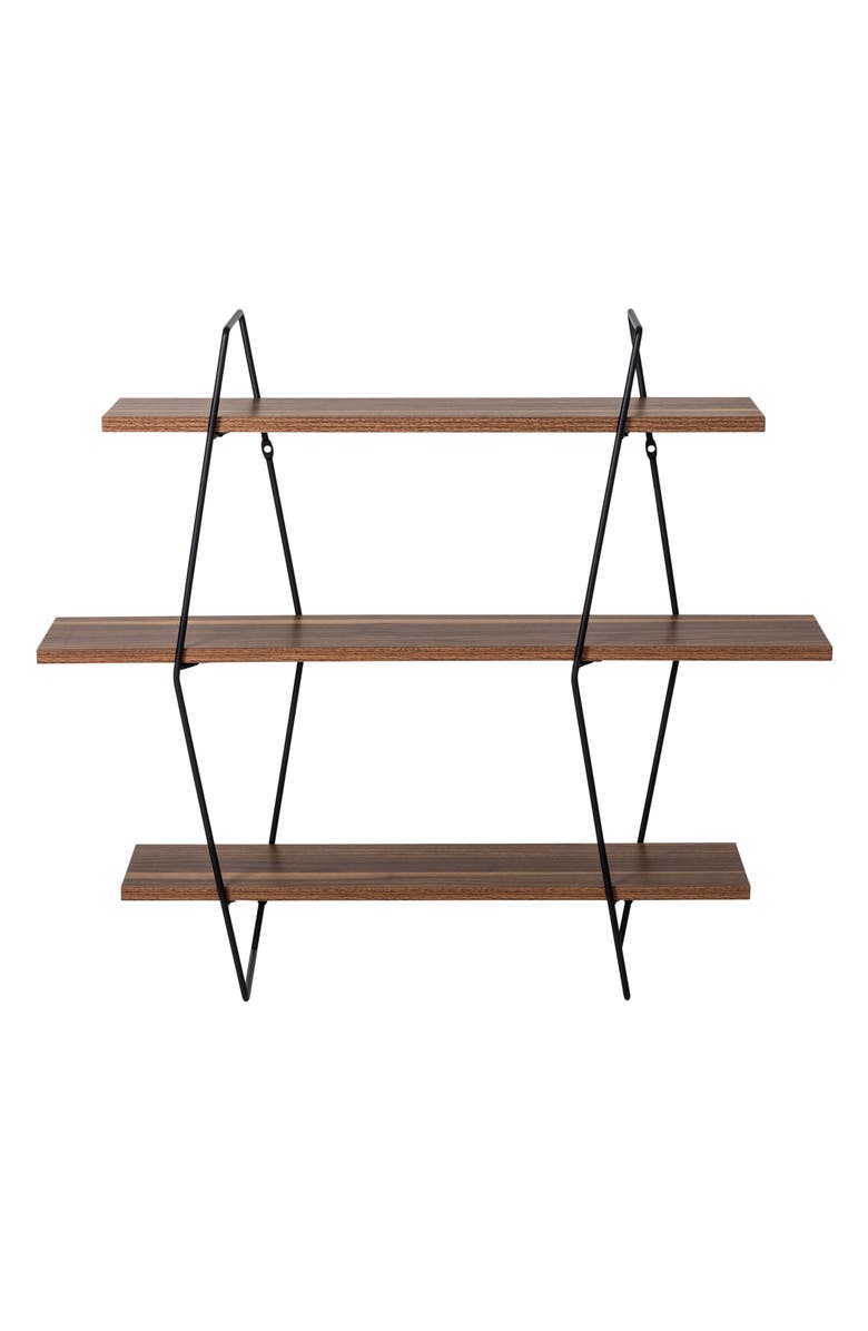 HONEY-CAN-DO Wall Shelves - Set of 3, Alternate, color,