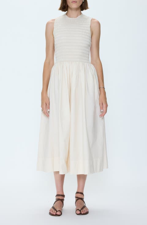 Gladys Smocked Midi Dress