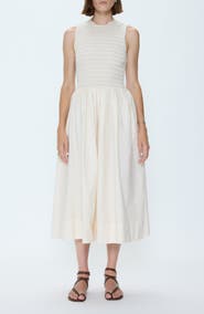 Pistola Gladys Smocked Midi Dress