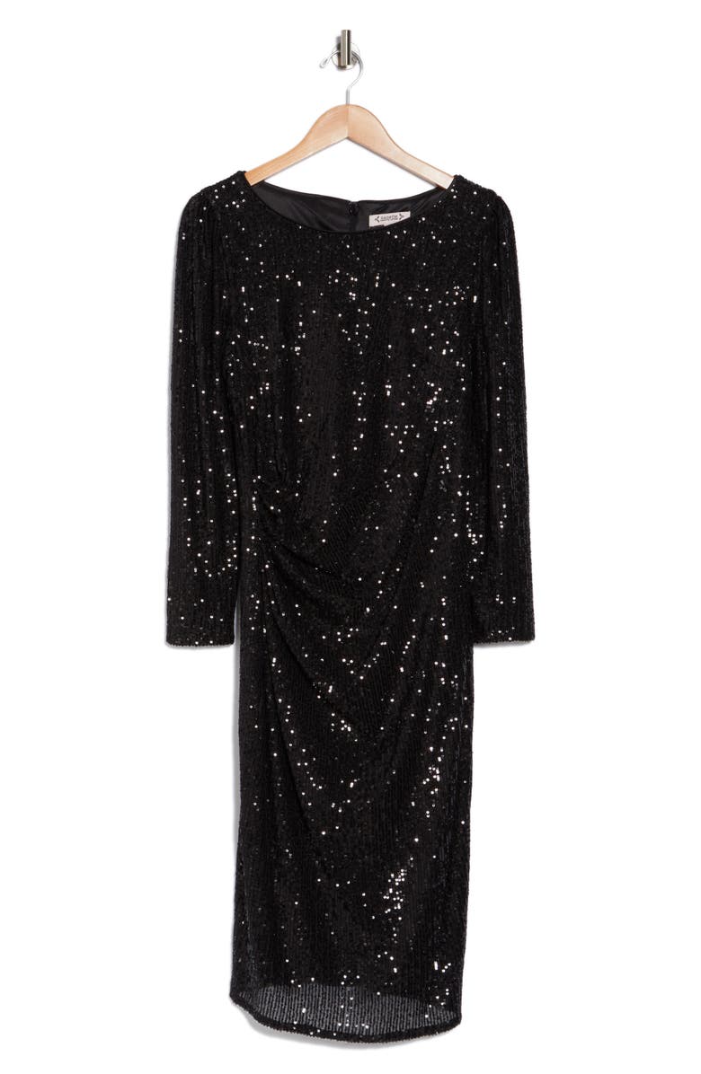 Nanette Lepore Sequined Body-Con Dress, Alternate, color, 