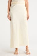 Renee C Polka Dot Print Maxi Skirt