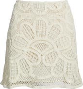 Treasure & Bond Crochet Miniskirt