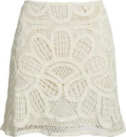 Treasure & Bond Crochet Miniskirt