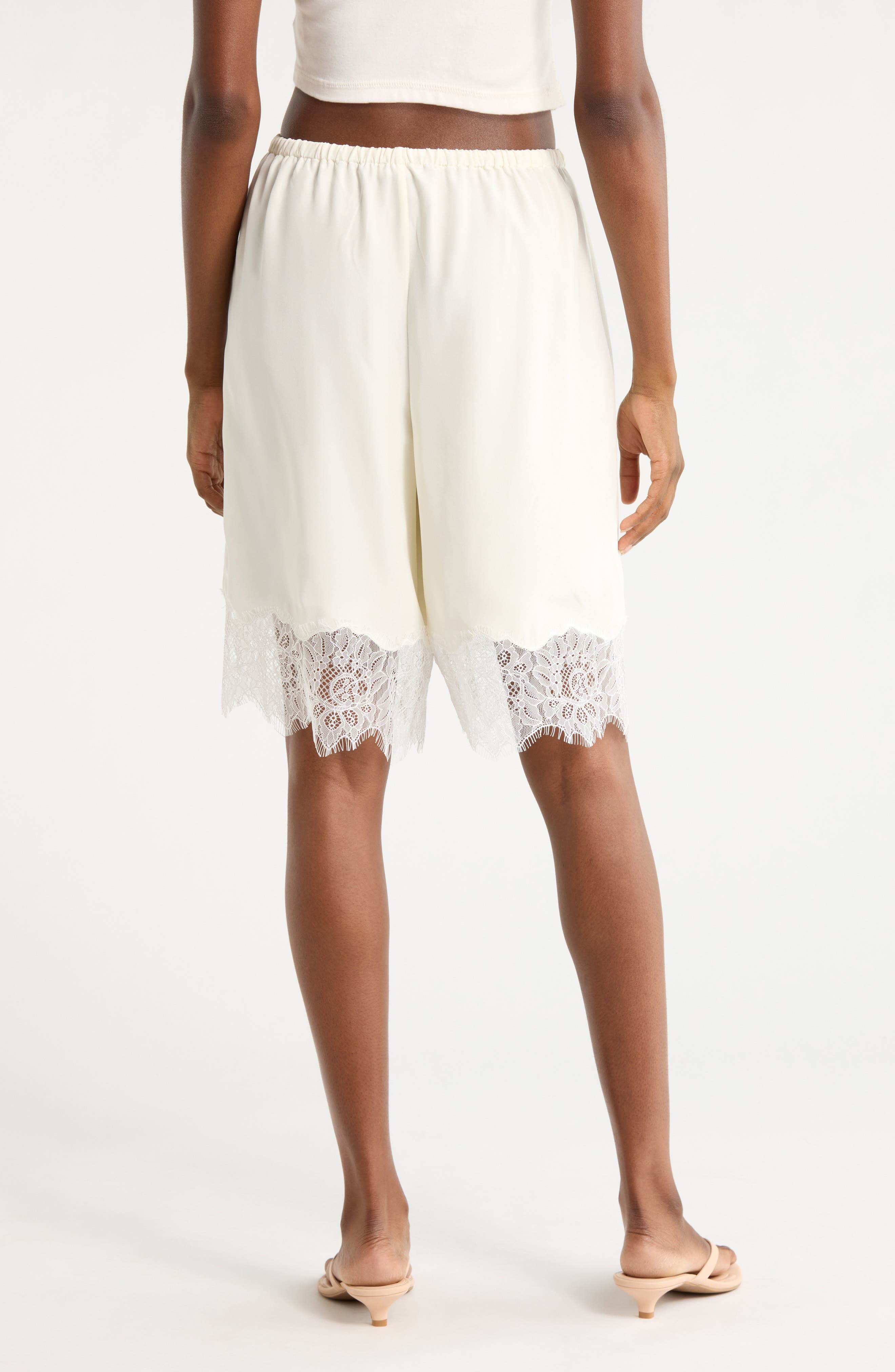 Verano Silk & Lace Shorts - image 2
