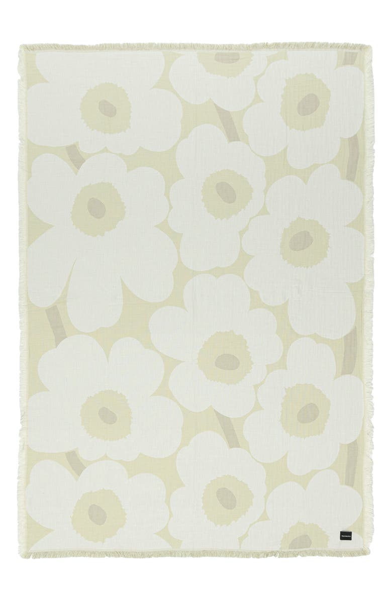 Marimekko Unikko Throw Blanket, Main, color, 