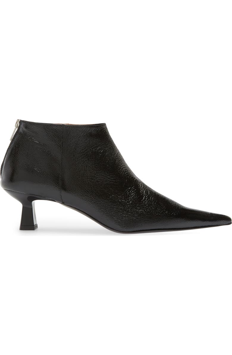 Ganni Pointed Toe Bootie, Alternate, color,