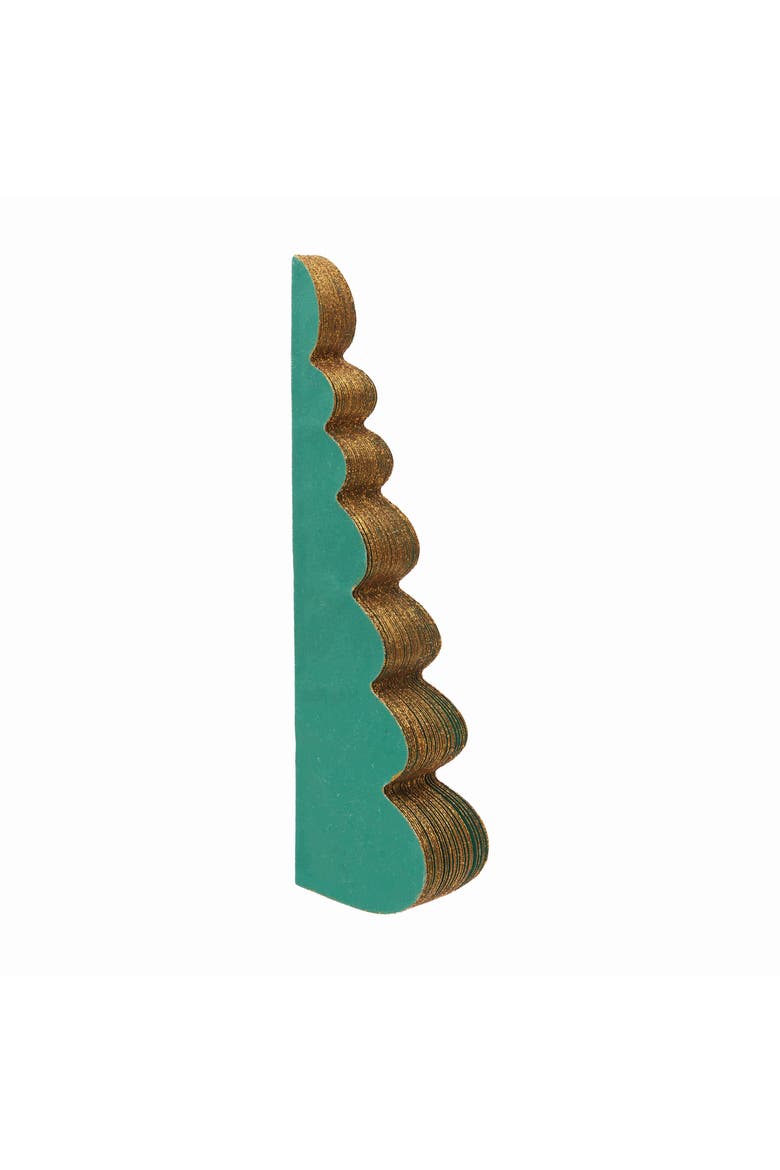 Honeycomb Paper Tree Figurine, Alternate, color, Green