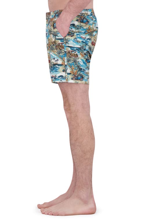 Robert Graham Quick Dry Swim Trunks In Hawaii