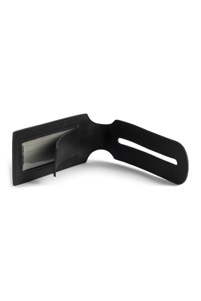 Z Luggage Tag, Alternate, color, BLACK
