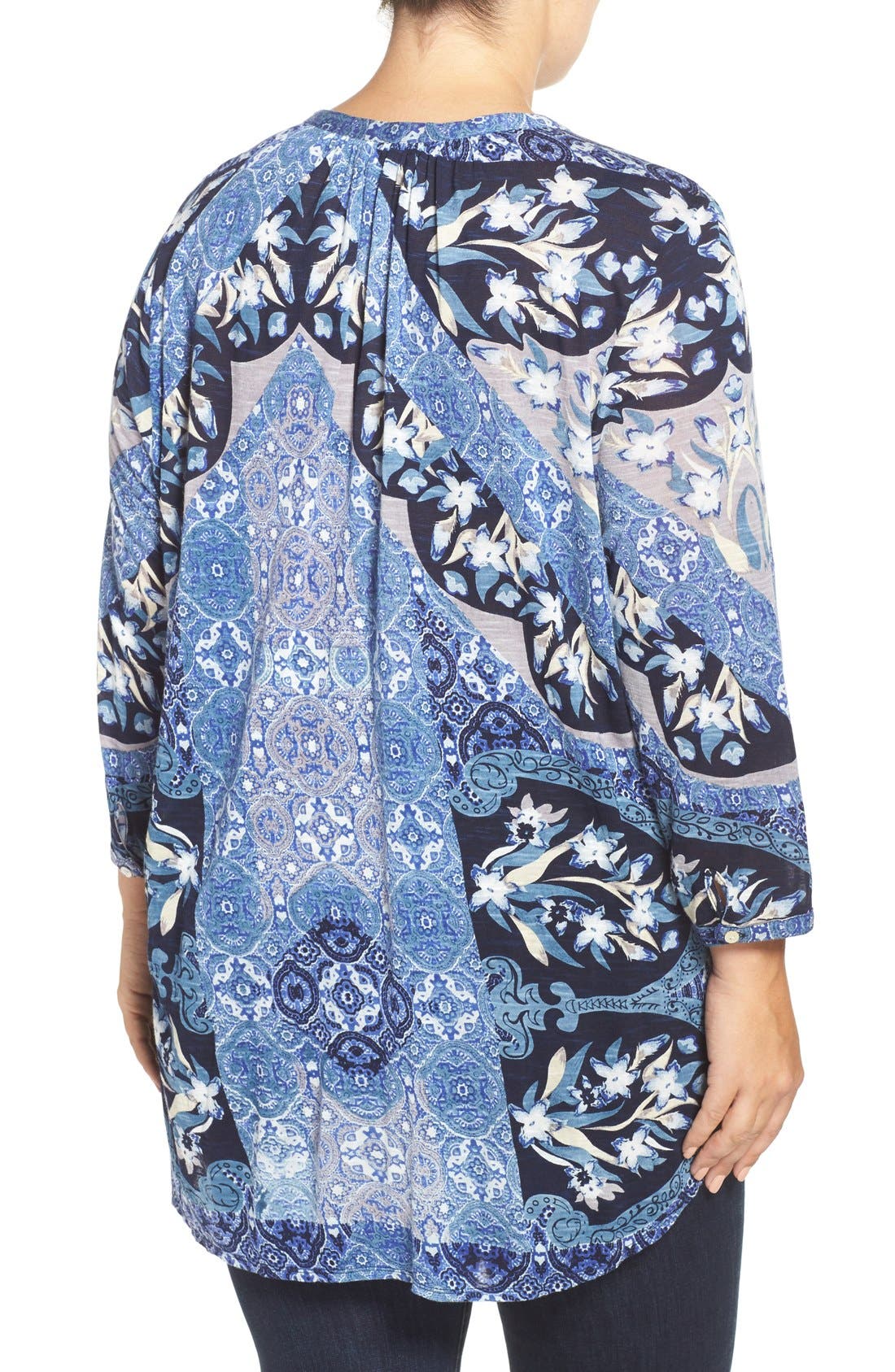 Lucky Brand 'Morrocan' Mix Print Top (Women) | Nordstrom