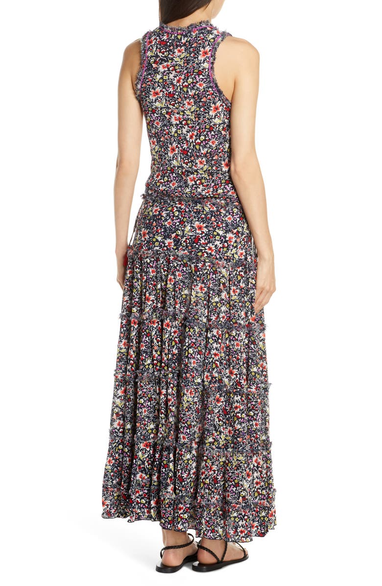 Poupette St Barth Betty Cover-Up Maxi Dress, Alternate, color, 