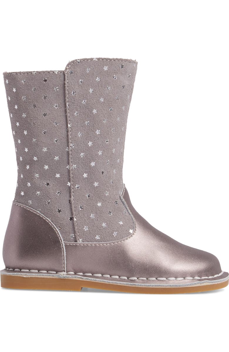 Livie & Luca Vega Metallic Star Bootie, Alternate, color,