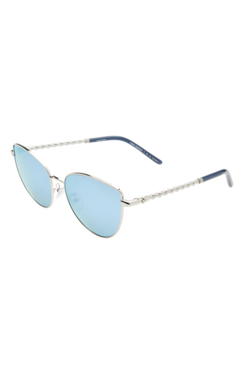 Tory Burch 56mm Cat Eye Sunglasses, Alternate, color,