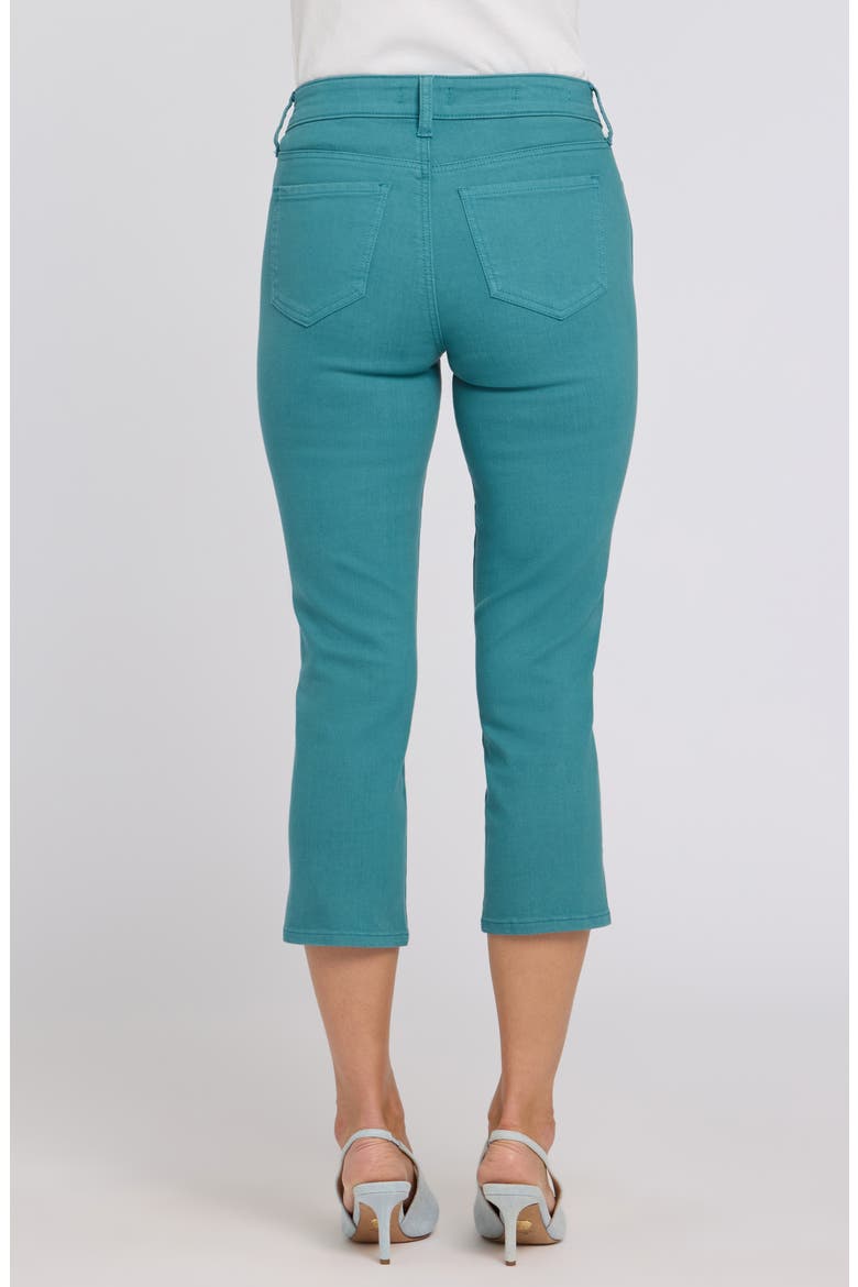 Chloe Cool Embrace® Side Slit Capri Jeans, Alternate, color, HARBOR BLUE