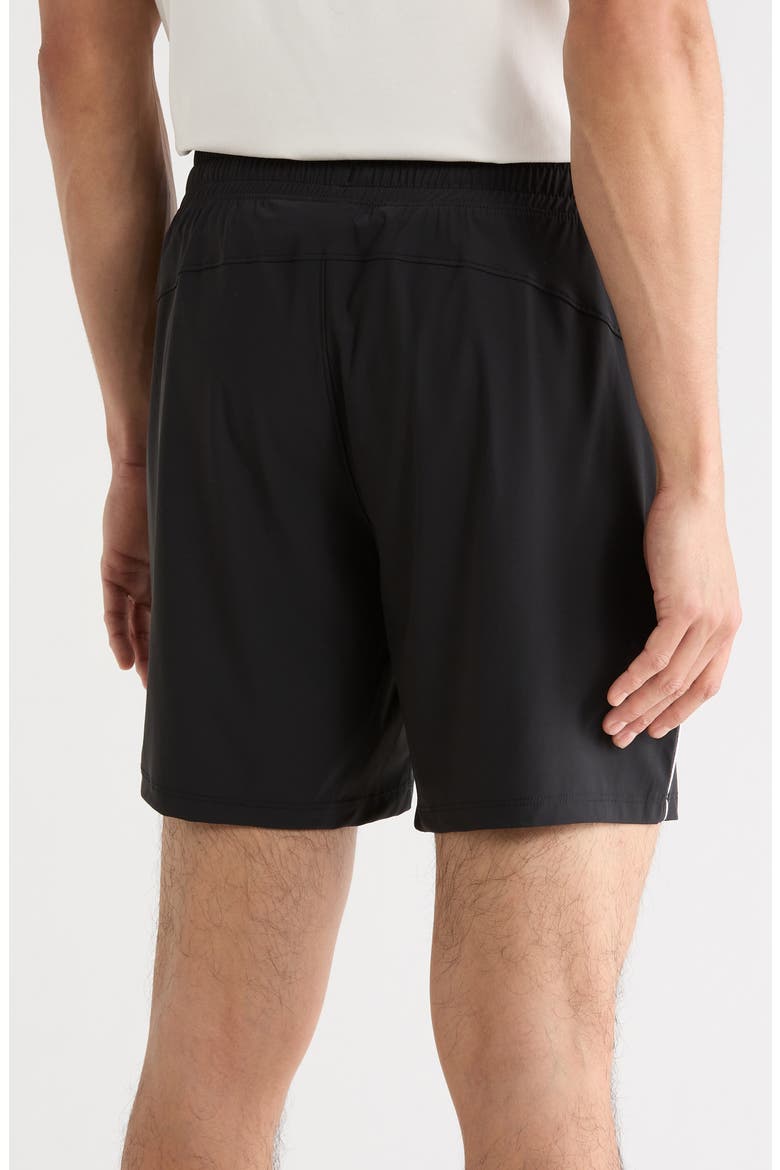7-Inch Warp Sonic Active Shorts, Alternate, color, BLACK/ WHITE