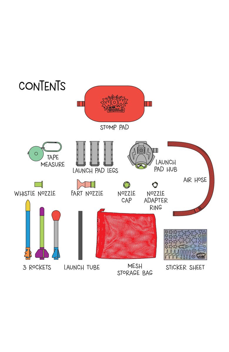 Thames & Kosmos The Ultimate High-Flying Air Rocket Toy, Alternate, color, 