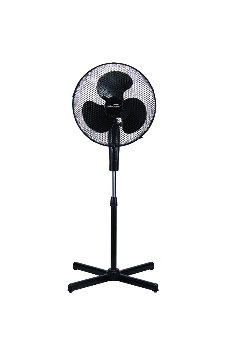 3-Speed 16 inch Oscillating Stand Fan, Main, color, Black