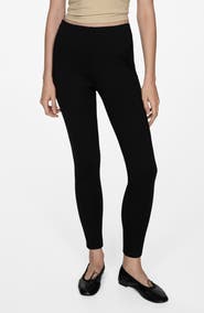 MANGO High Waist Crop Skinny Pants