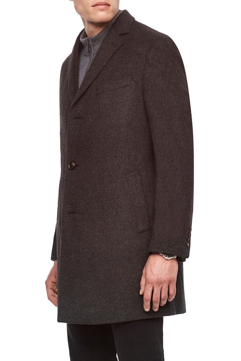St. Paul Wool & Cashmere Topcoat, Alternate, color, SLATE GREY