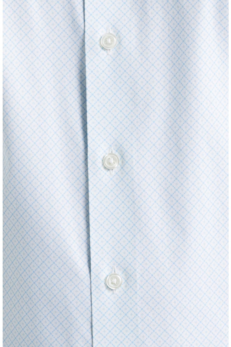 Trim Fit Premium Performance Dress Shirt, Alternate, color, BLUE SEDALIA GEO