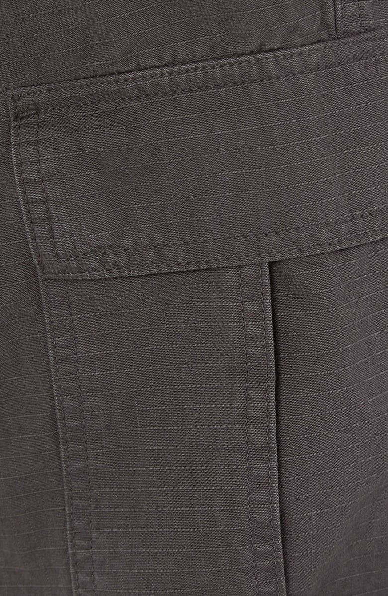 GUESS ORIGINALS Go Ripstop Panel Mid Rise Cargo Pants, Alternate, color, Grey