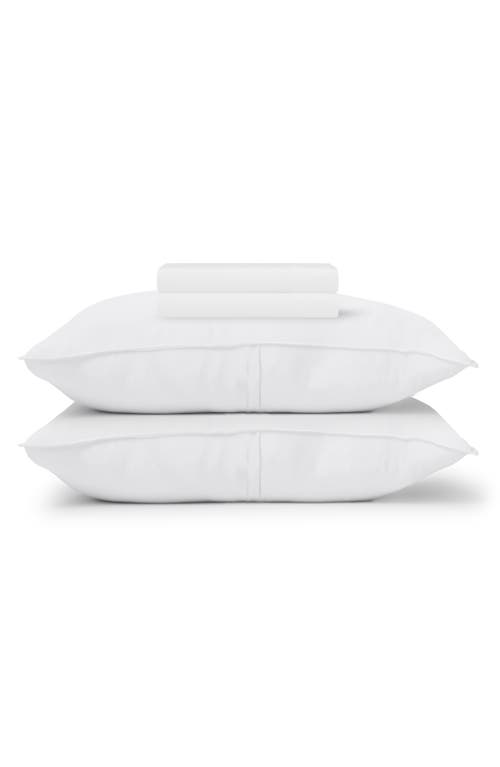 Barefoot Dreams Washed Sheet Set In White