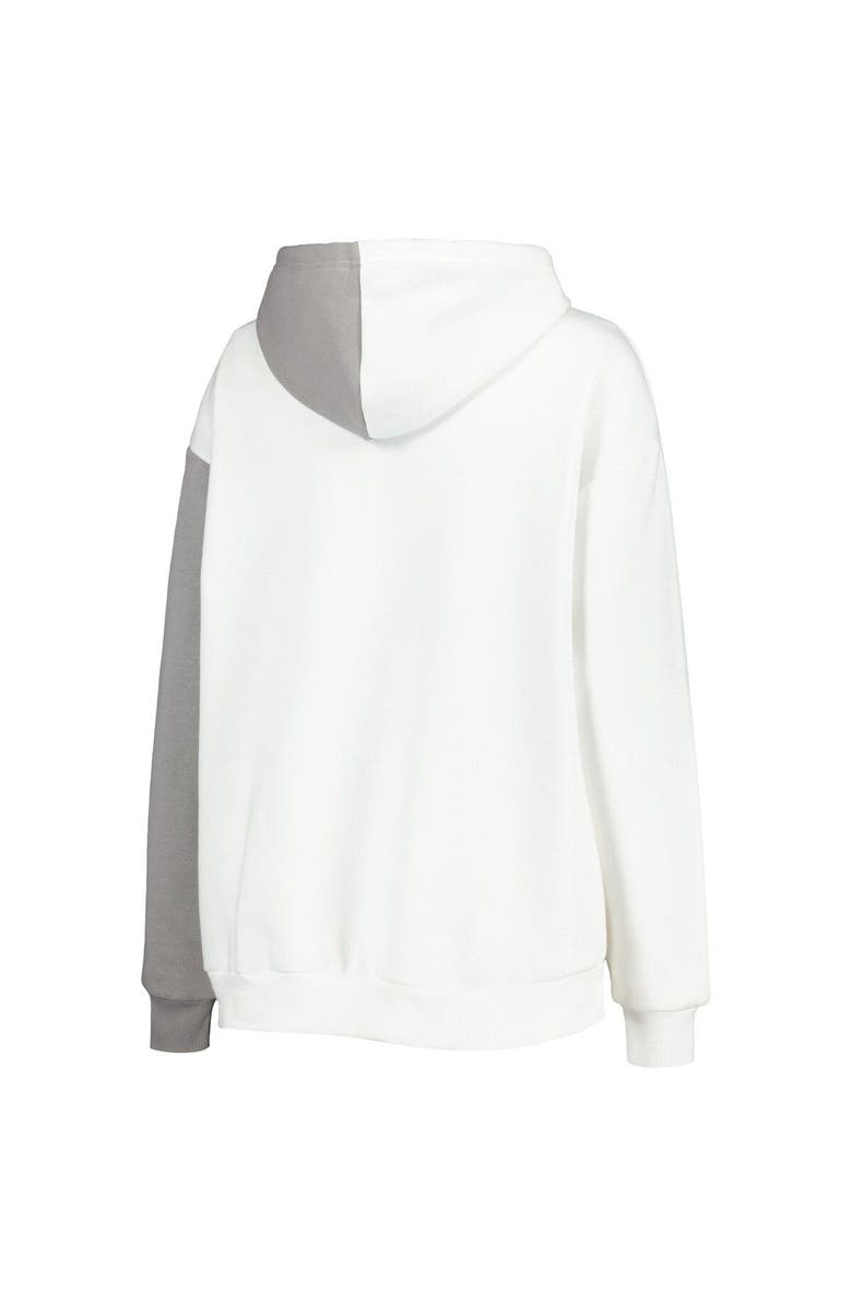 GAMEDAY COUTURE Women's Gameday Couture Gray/White Iowa State Cyclones Split Pullover Hoodie, Alternate, color, White