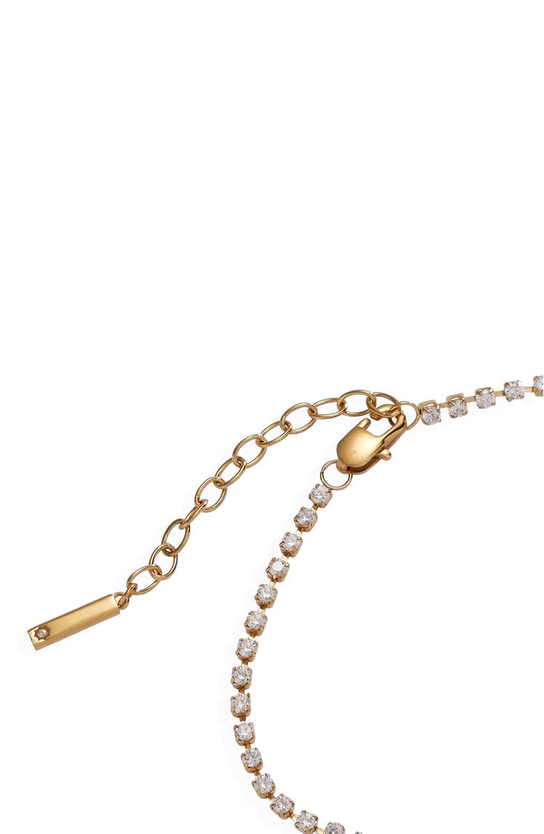 Alex and Ani Mama Tennis Bracelet, Alternate, color, Gold