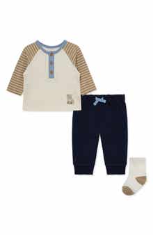 Bear Henley, Joggers & Socks Set