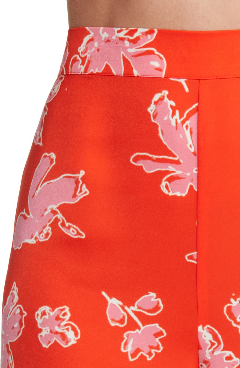 Open Edit Boxy Satin Two-Piece Pajama Set, Alternate, color,