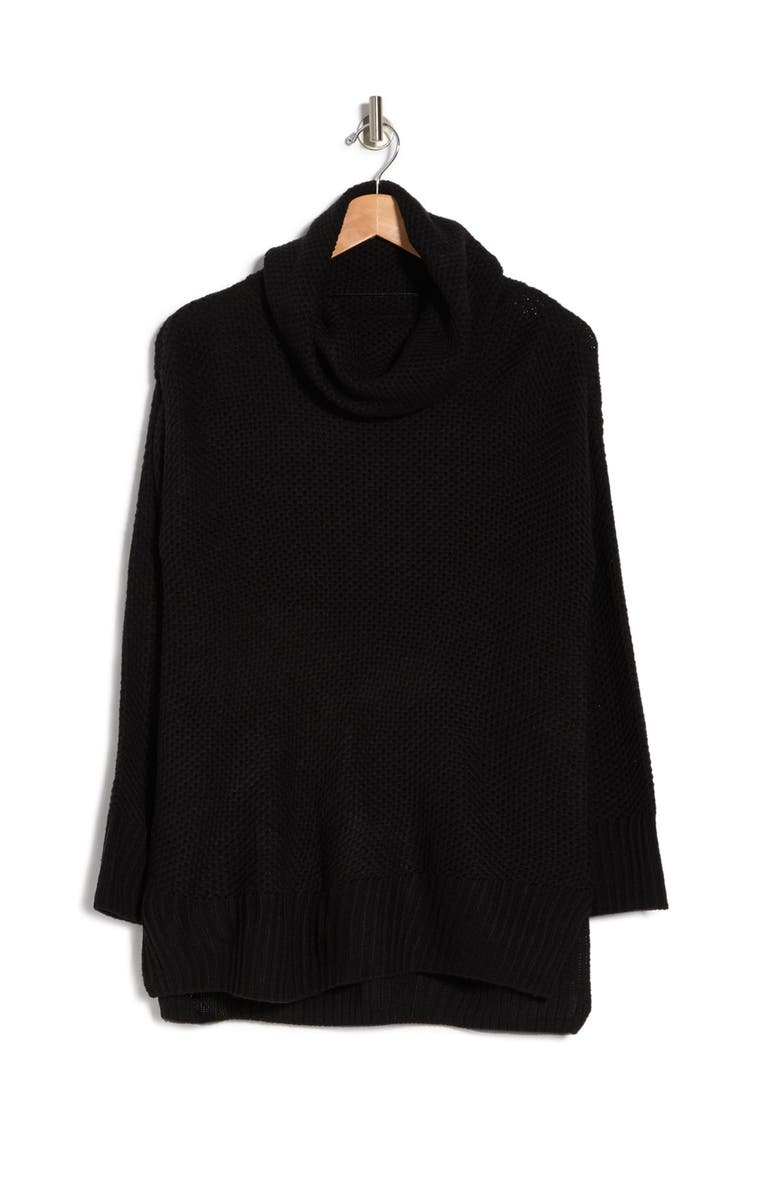 Sanctuary Tunic Cowl Neck Sweater, Alternate, color,