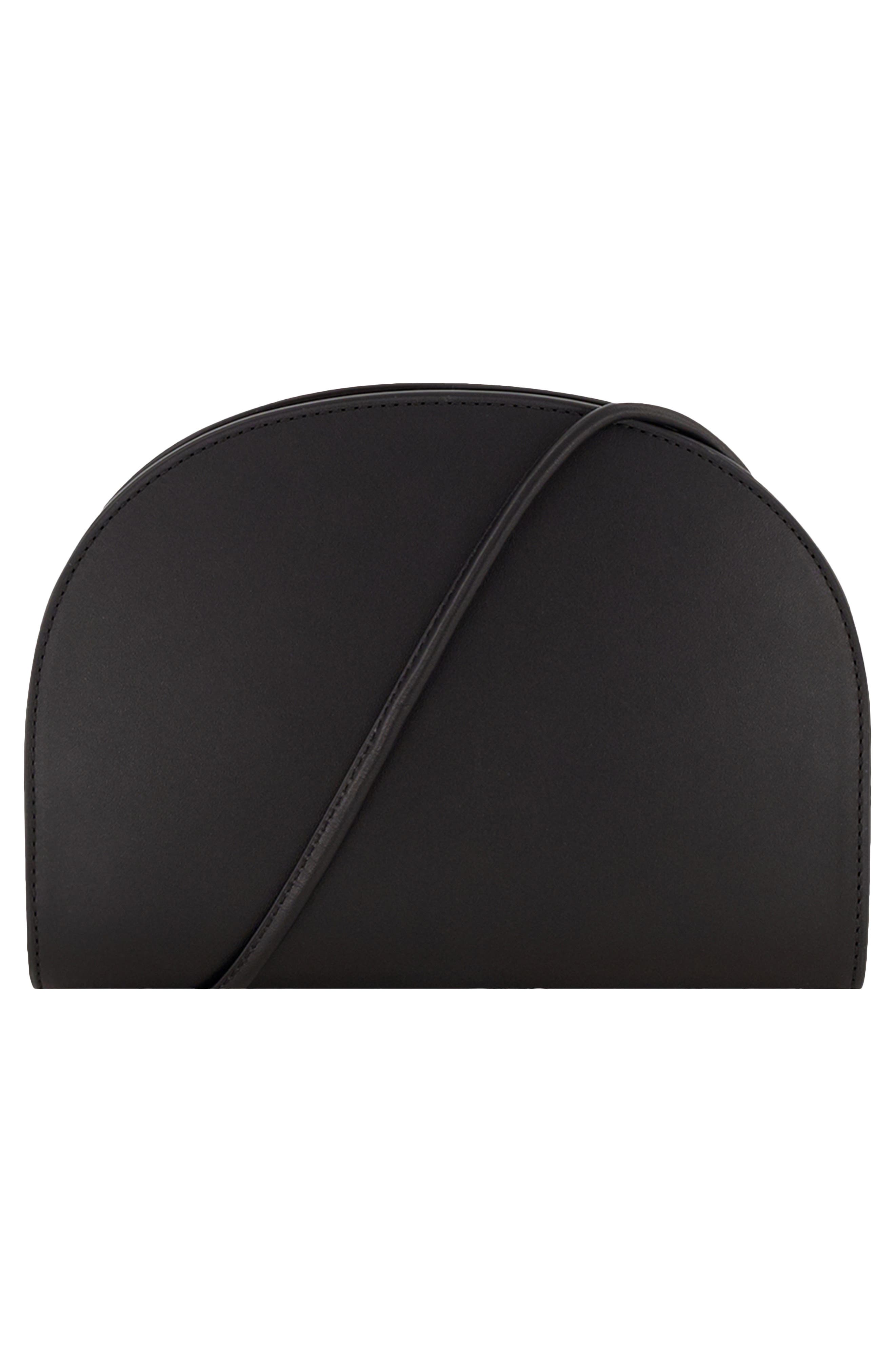 Vince Demma Leather Wallet on a Strap, Alternate, color, Black