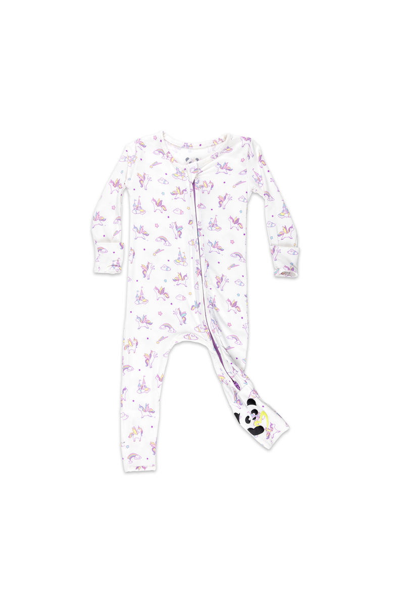 Bellabu Bear Baby Unicorn Convertible Footie, Main, color, Unicorn