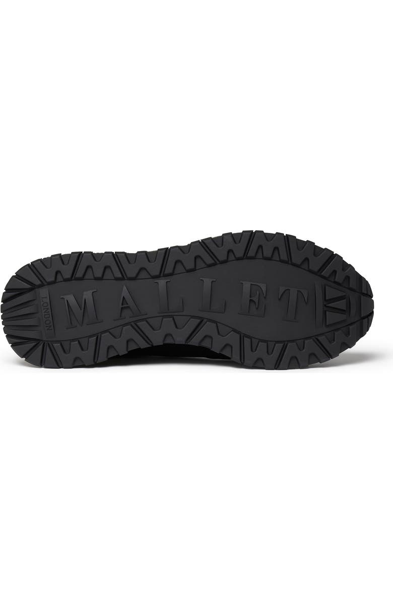 MALLET Popham Luxe Gloss Sneakers, Alternate, color, Black / Gold