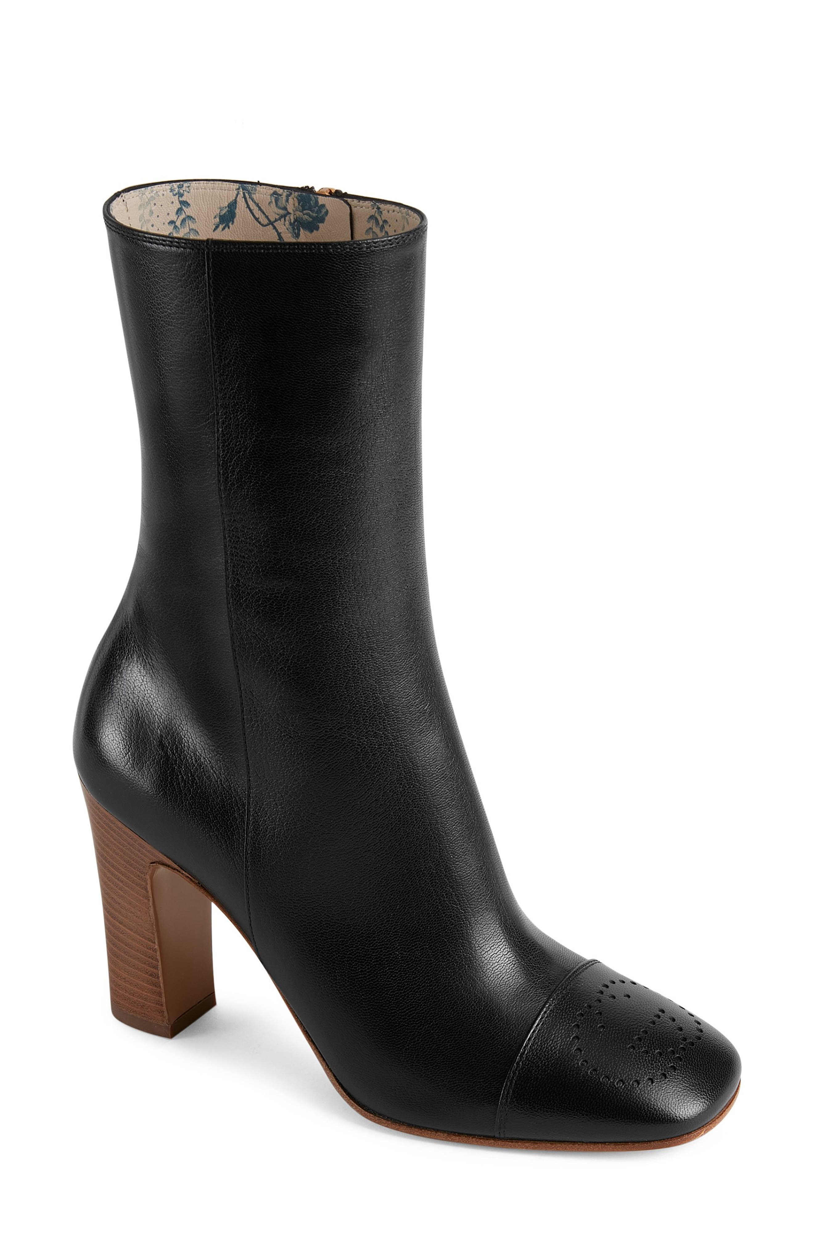 Gucci Hills Logo Bootie, Main, color, 