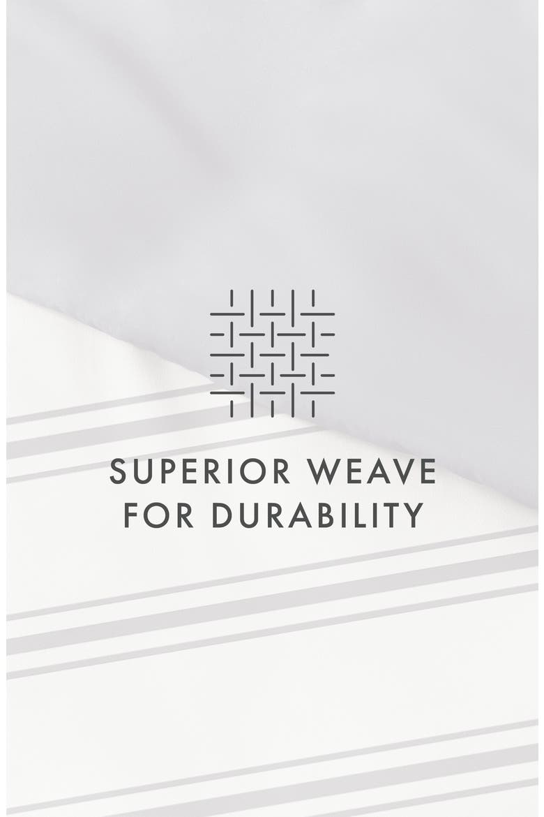 Premium Ultra Soft Desert Stripe 3-Piece Reversible Duvet Cover Set, Alternate, color, NAVY