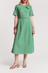 Frances Valentine Michelle Midi Dress Gingham