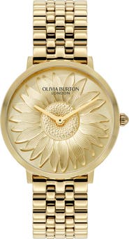 Olivia Burton Sunflower Bracelet Watch, 35mm