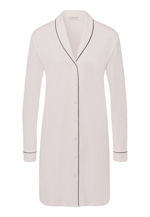Natural Comfort Tencel Button Front Sleep Shirt