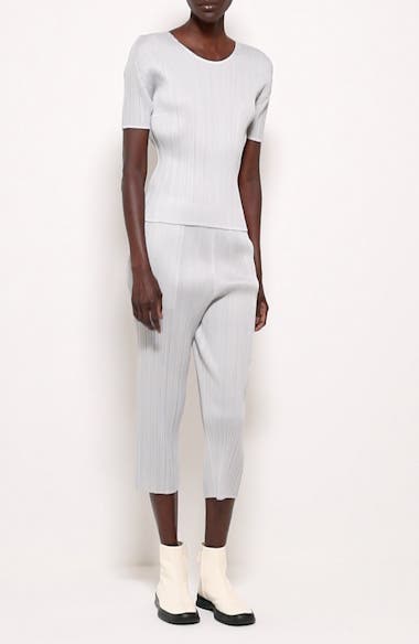 Pleats Please Issey Miyake Pleated Crop Skinny Pants | Nordstrom