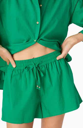 Oslo Cotton Poplin Drawstring Shorts