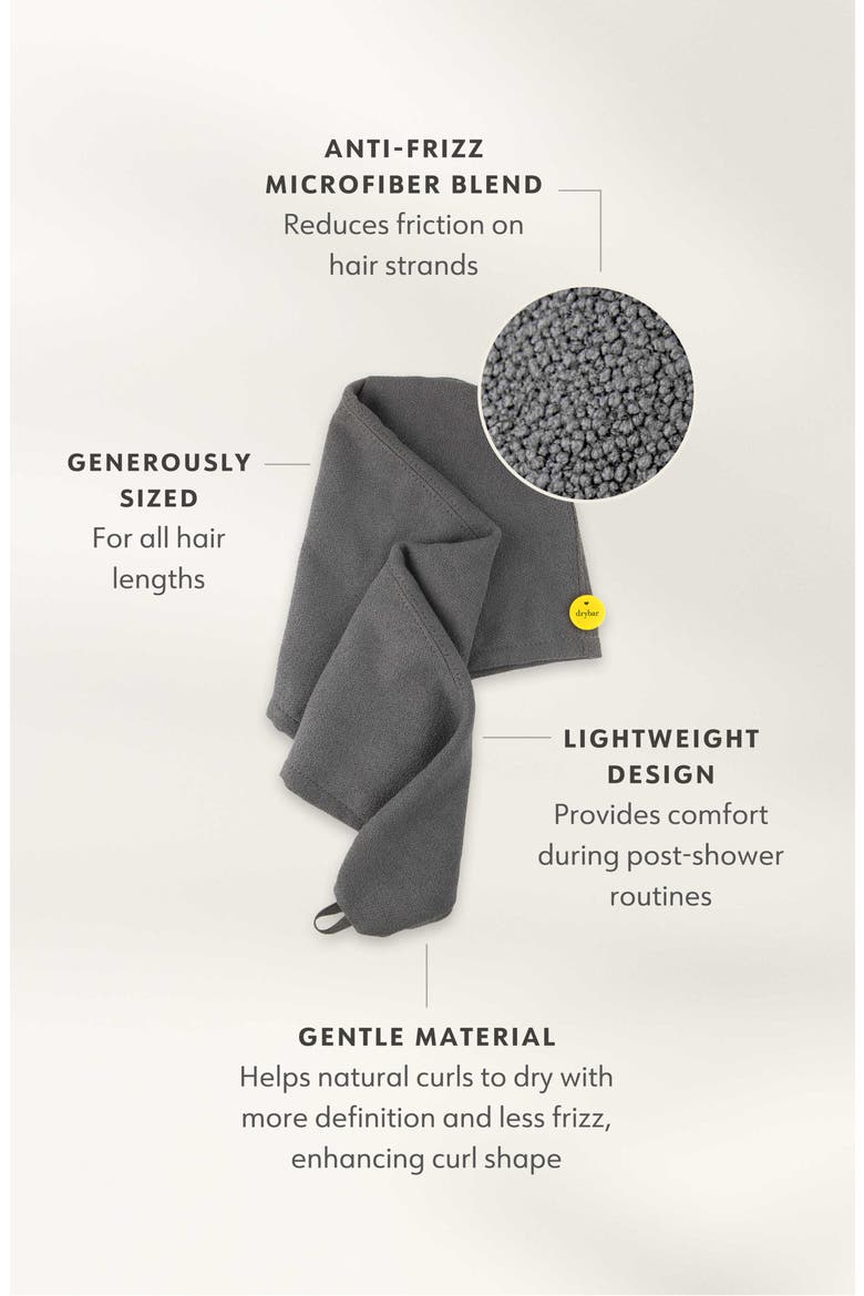 Dry Martini Microfiber Hair Wrap, Alternate, color, NO COLOR