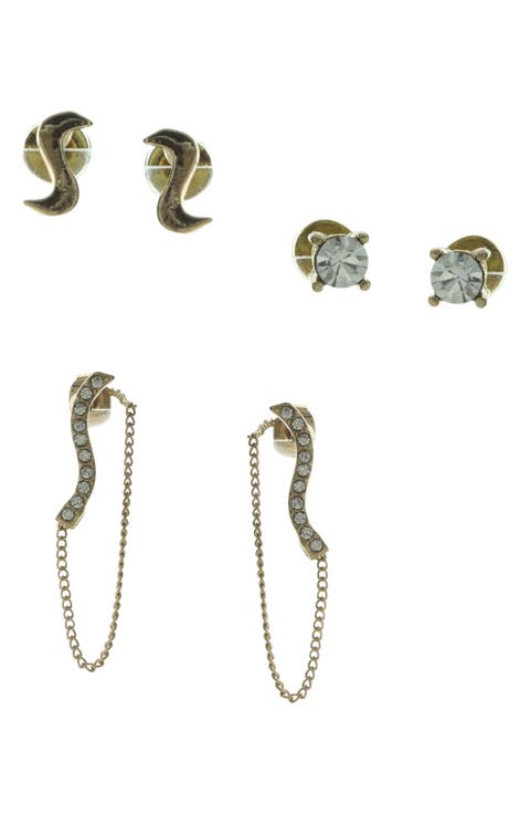 Set of 3 Mixed Earrings