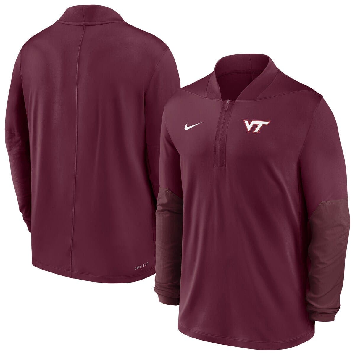 nike maroon half zip