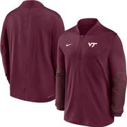 Nike Men's Nike  Maroon Virginia Tech Hokies Dri-FIT Half-Zip Pullover