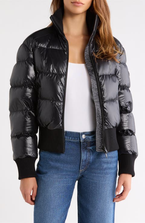 Queens 800-Fill Power Down Bomber Jacket